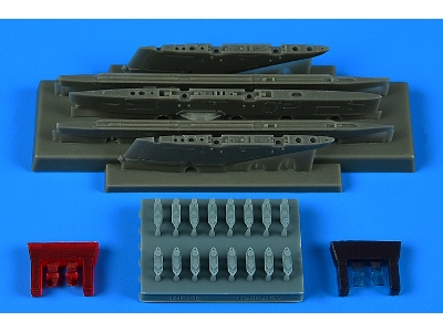 Rf-5e Tiger Ii Pylons & Missile Launchers (Afv Club) - zdjęcie 1