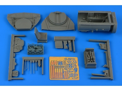Me 262a-1a/A-2a Cockpit Set (Revell) - zdjęcie 1