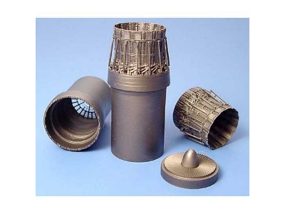 F-15C exhaust nozzles - late version - Hasegawa - zdjęcie 1