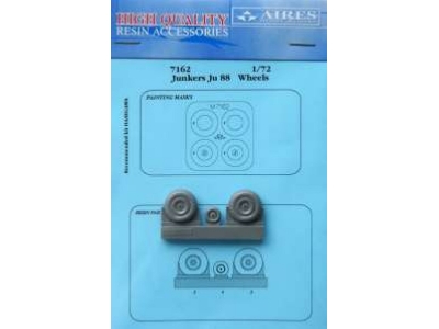 Ju 88 wheels + paint mask - Hasegawa - zdjęcie 1