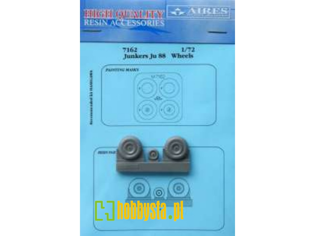 Ju 88 wheels + paint mask - Hasegawa - zdjęcie 1 Ju 88 wheels + paint mask - Hasegawa - zdjęcie 1
