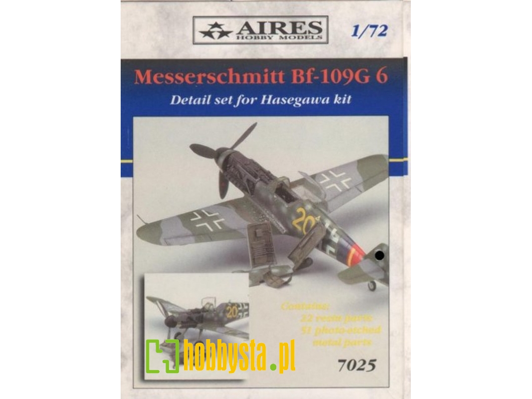 Messerschmitt Bf 109G-6 detail set - Hasegawa - zdjęcie 1 Messerschmitt Bf 109G-6 detail set - Hasegawa - zdjęcie 1