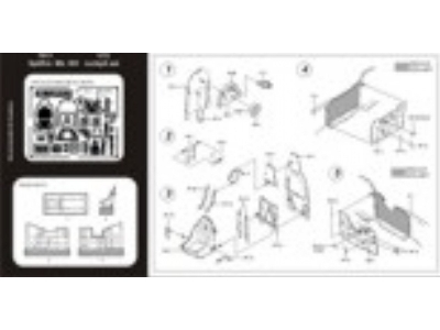 SPITFIRE Mk. XIV cockpit set - Academy - zdjęcie 2