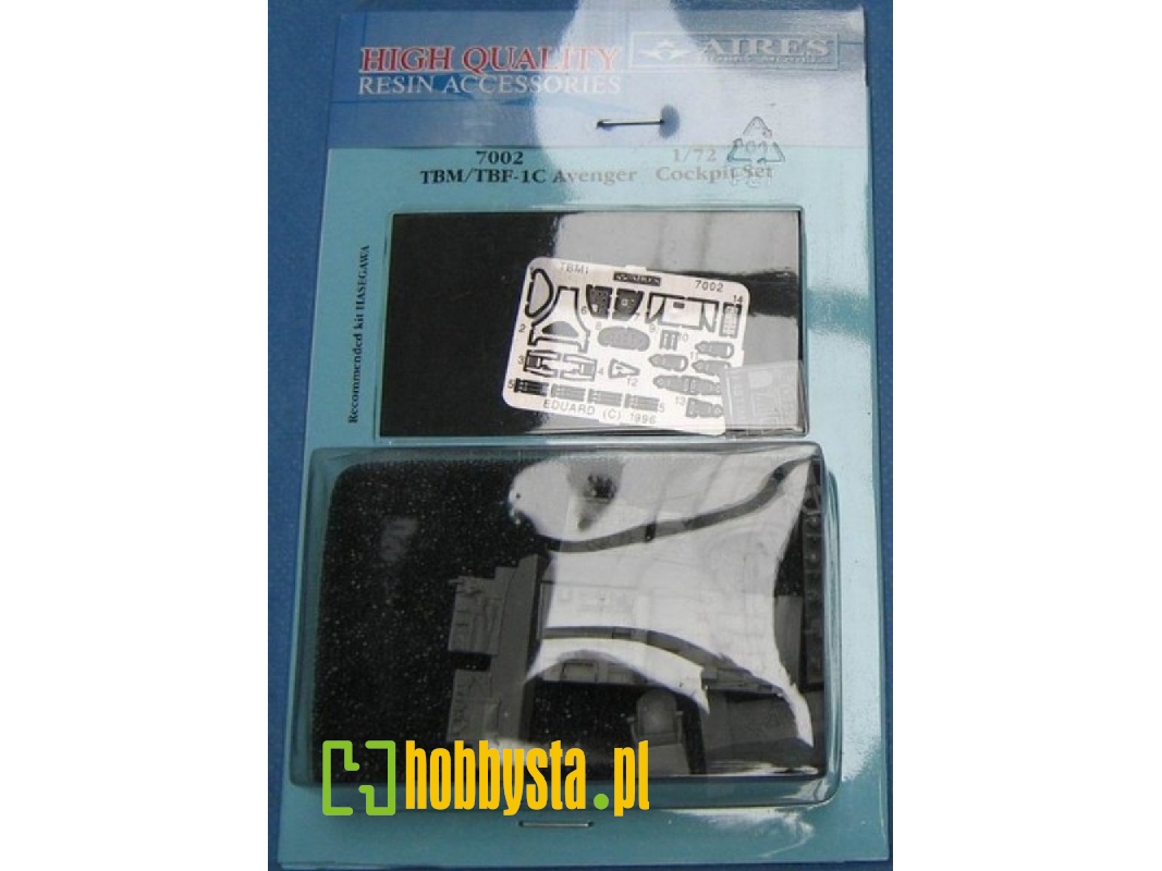 TBM AVENGER cockpit set - Hasegawa - zdjęcie 1 TBM AVENGER cockpit set - Hasegawa - zdjęcie 1