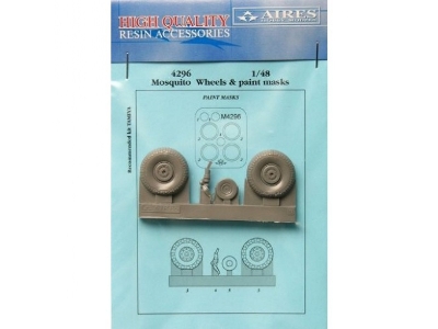 Mosquito wheels + paint mask - Tamiya - zdjęcie 1