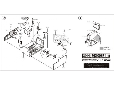 Bf 109G-10 cockpit set - new tool - Hasegawa - zdjęcie 3