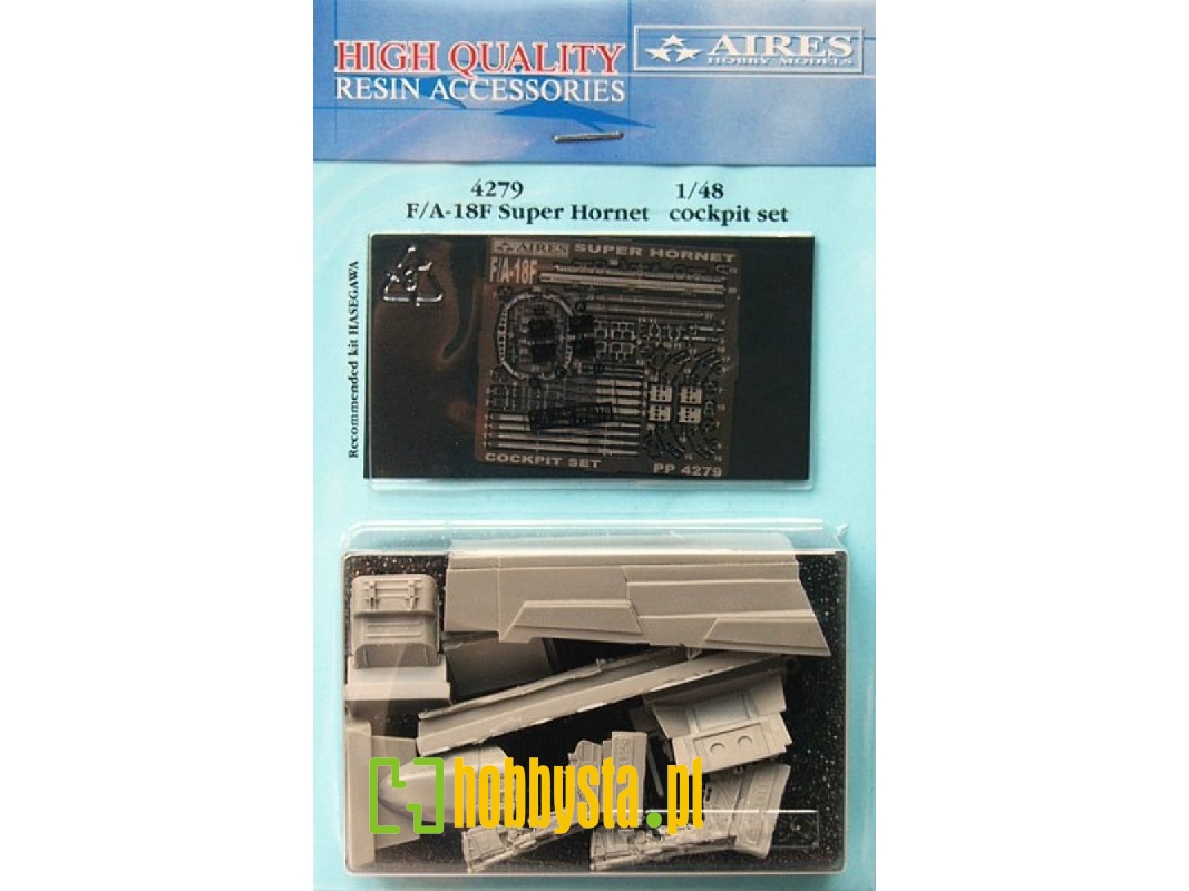 F/A 18F Super Hornet cockpit set - Hasegawa - zdjęcie 1 F/A 18F Super Hornet cockpit set - Hasegawa - zdjęcie 1