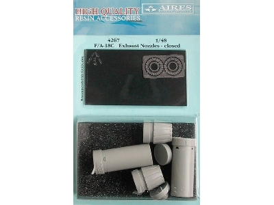F/A-18C Hornet exhaust nozzles - closed position - Hasegawa - zdjęcie 1