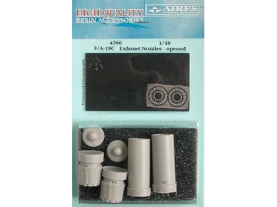F/A-18C Hornet exhaust nozzles - opened position - Hasegawa - zdjęcie 1