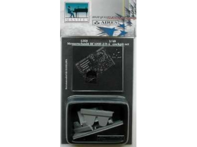 Bf 109F-2/F-4 cockpit set - New tool - Hasegawa - zdjęcie 1