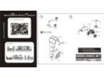 Bf 109F-2/F-4 cockpit set - New tool - Hasegawa - zdjęcie 2
