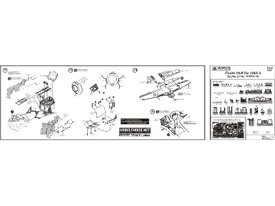 Focke-Wulf Fw 190A-3 engine set - Tamiya - zdjęcie 2
