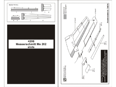 Me 262A Schwalbe slots - Tamiya - zdjęcie 2