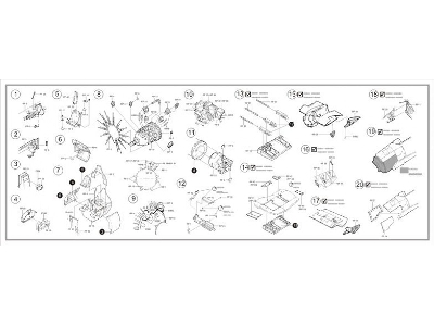 F4F-4 WILDCAT detail set - Tamiya - zdjęcie 2