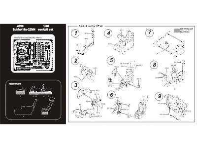 Suchoj Su-22M4 cockpit set - Kopro - zdjęcie 2