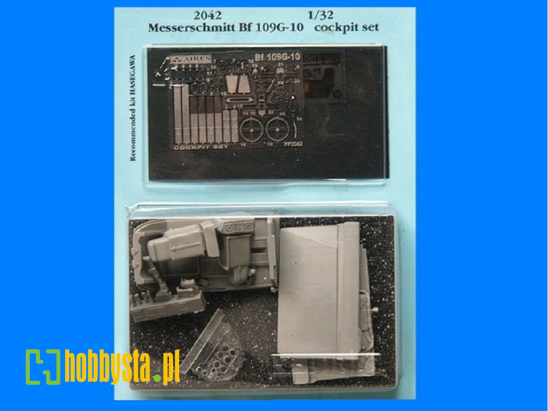 Messerschmitt Bf 109G-10 cockpit set - Hasegawa - zdjęcie 1 Messerschmitt Bf 109G-10 cockpit set - Hasegawa - zdjęcie 1