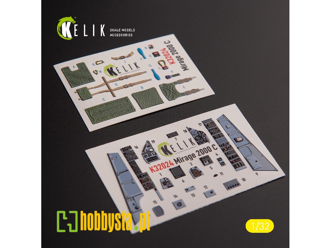 Mirage 2000c - Interior 3d Decals For Kitty Hawk/Zimi Models Kit - zdjęcie 1 Mirage 2000c - Interior 3d Decals For Kitty Hawk/Zimi Models Kit - zdjęcie 1