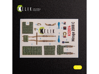 Mirage 2000c - Interior 3d Decals For Kitty Hawk/Zimi Models Kit - zdjęcie 5