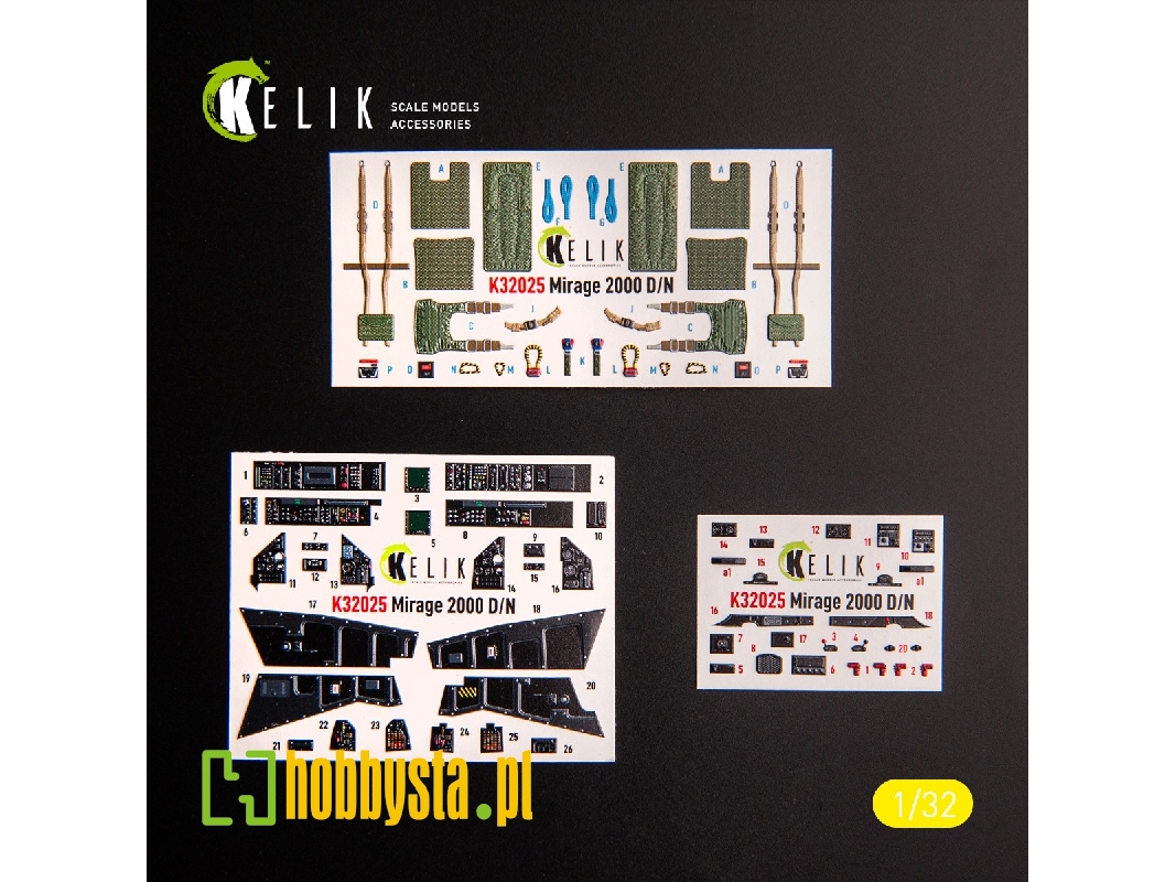 Mirage 2000d/N - Interior 3d Decals For Kitty Hawk/Zimi Models Kit - zdjęcie 1 Mirage 2000d/N - Interior 3d Decals For Kitty Hawk/Zimi Models Kit - zdjęcie 1