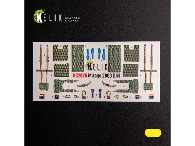 Mirage 2000d/N - Interior 3d Decals For Kitty Hawk/Zimi Models Kit - zdjęcie 5