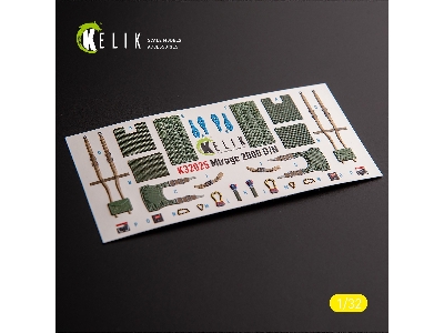 Mirage 2000d/N - Interior 3d Decals For Kitty Hawk/Zimi Models Kit - zdjęcie 8