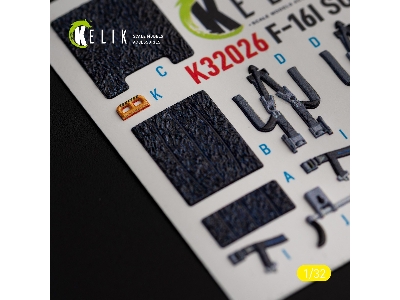 F-16i 'sufa' - Interior 3d Decals For Academy Kit - zdjęcie 2
