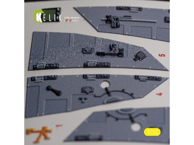 F-16i 'sufa' - Interior 3d Decals For Academy Kit - zdjęcie 12