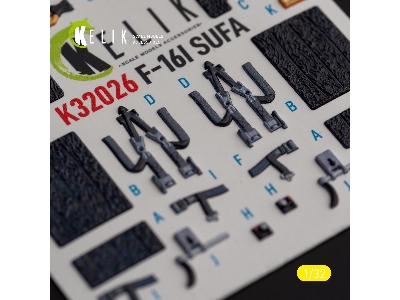 F-16i 'sufa' - Interior 3d Decals For Academy Kit - zdjęcie 13