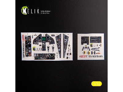 F-117a - Type 1 Interior 3d Decals For Trumpeter Kit - zdjęcie 1