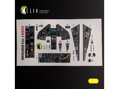 F-117a - Type 2 Interior 3d Decals For Trumpeter Kit - zdjęcie 2
