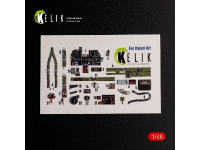 &#1056;-47d 'thunderbolt' Interior 3d Decals For Italeri/Academy Kit - zdjęcie 2