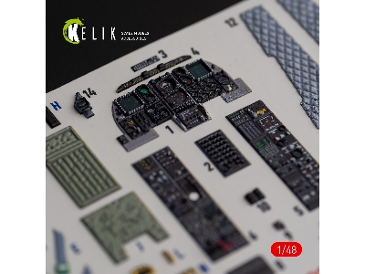 A-10c 'thunderbolt Ii' Interior 3d Decals For Italeri Kit - zdjęcie 2