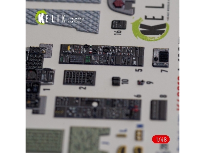 A-10c 'thunderbolt Ii' Interior 3d Decals For Italeri Kit - zdjęcie 3