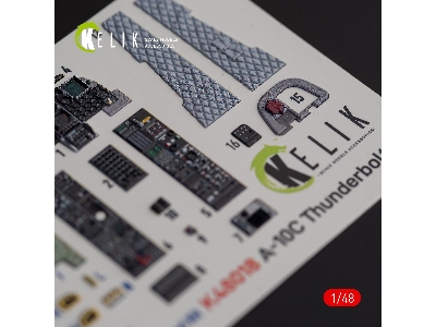 A-10c 'thunderbolt Ii' Interior 3d Decals For Italeri Kit - zdjęcie 4