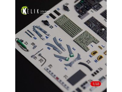 A-10c 'thunderbolt Ii' Interior 3d Decals For Italeri Kit - zdjęcie 5