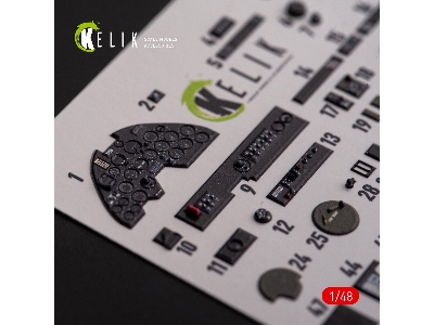 &#1056;-38f 'lightning' - Interior 3d Decals For Academy Kit - zdjęcie 2