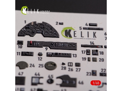 &#1056;-38f 'lightning' - Interior 3d Decals For Academy Kit - zdjęcie 6