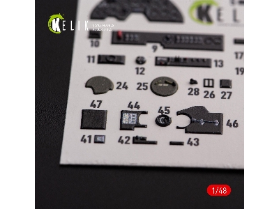 &#1056;-38f 'lightning' - Interior 3d Decals For Academy Kit - zdjęcie 7