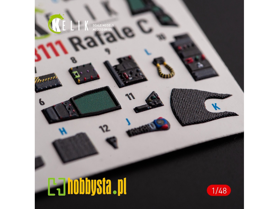 Rafale C - Interior 3d Decals For Academy/Revell Kit - zdjęcie 1 Rafale C - Interior 3d Decals For Academy/Revell Kit - zdjęcie 1