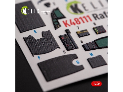 Rafale C - Interior 3d Decals For Academy/Revell Kit - zdjęcie 3