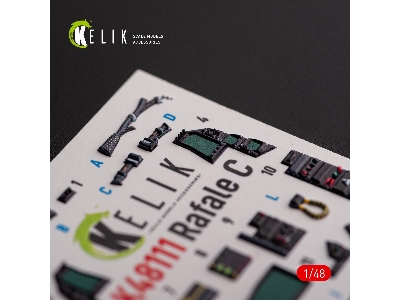 Rafale C - Interior 3d Decals For Academy/Revell Kit - zdjęcie 4
