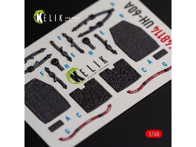 Uh-60a Black Hawk - Type 2 'defence Intelligence Of Ukraine' Interior 3d Decals For Icm Kit - zdjęcie 2