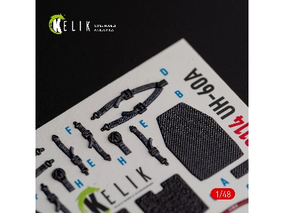 Uh-60a Black Hawk - Type 2 'defence Intelligence Of Ukraine' Interior 3d Decals For Icm Kit - zdjęcie 3