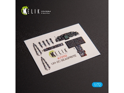 Uh-2c Seasprite - Interior 3d Decals For Clear Prop Kit - zdjęcie 1