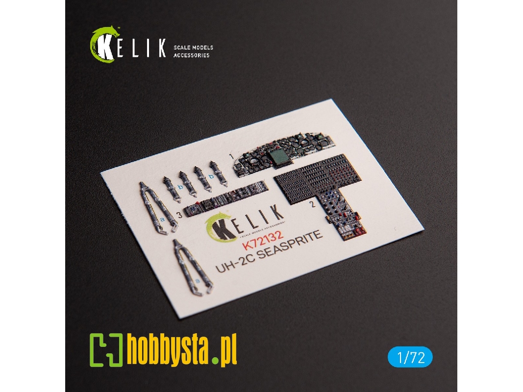 Uh-2c Seasprite - Interior 3d Decals For Clear Prop Kit - zdjęcie 1 Uh-2c Seasprite - Interior 3d Decals For Clear Prop Kit - zdjęcie 1