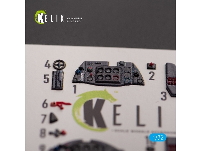 Me 163 B/S Komet - Interior 3d Decals For Hobby 2000/Academy Kit - zdjęcie 3