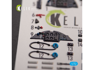 Me 163 B/S Komet - Interior 3d Decals For Hobby 2000/Academy Kit - zdjęcie 5