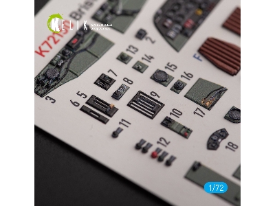 Bristol Beauhfighter Tf.X - Interior 3d Decals For Airfix Kit - zdjęcie 5
