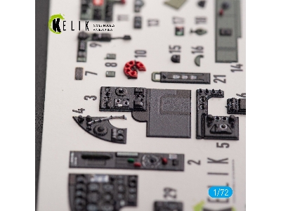 Bristol Beaufort Mk.1 - Interior 3d Decals For Airfix Kit - zdjęcie 7