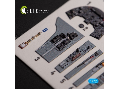 Hawker Sea Fury Fb.11 - Interior 3d Decals For Trumpeter Kit - zdjęcie 5
